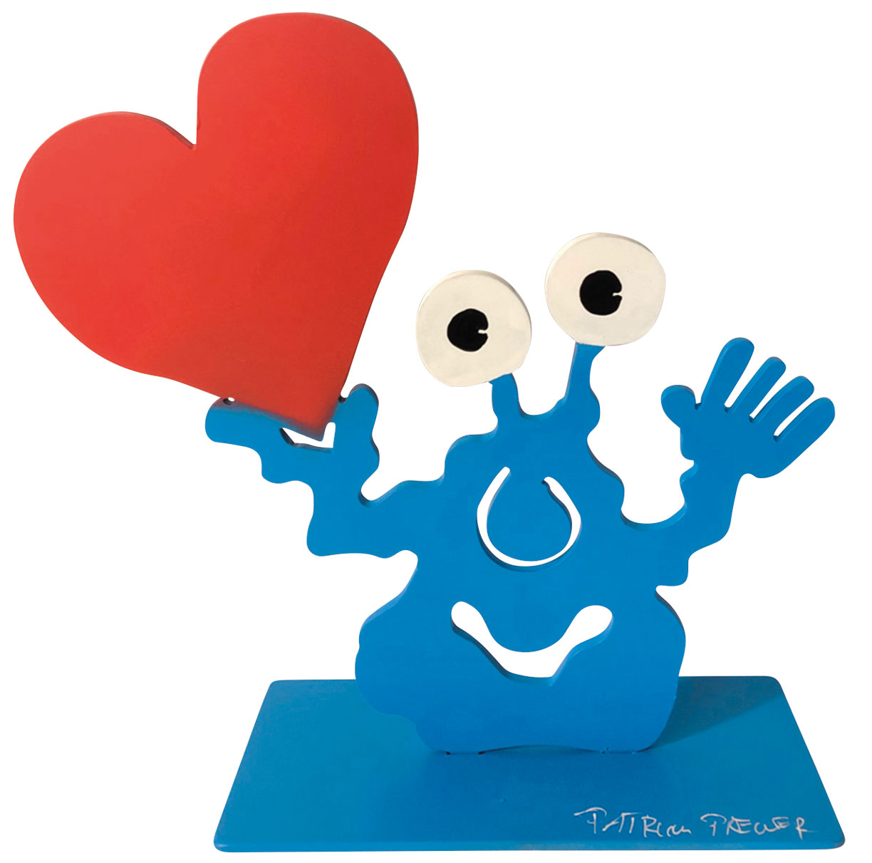 Patrick Preller: Skulptur 'Herzmonster'