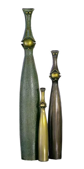 Paul Wunderlich: Skulpturengruppe 'Die Familie', Bronze
