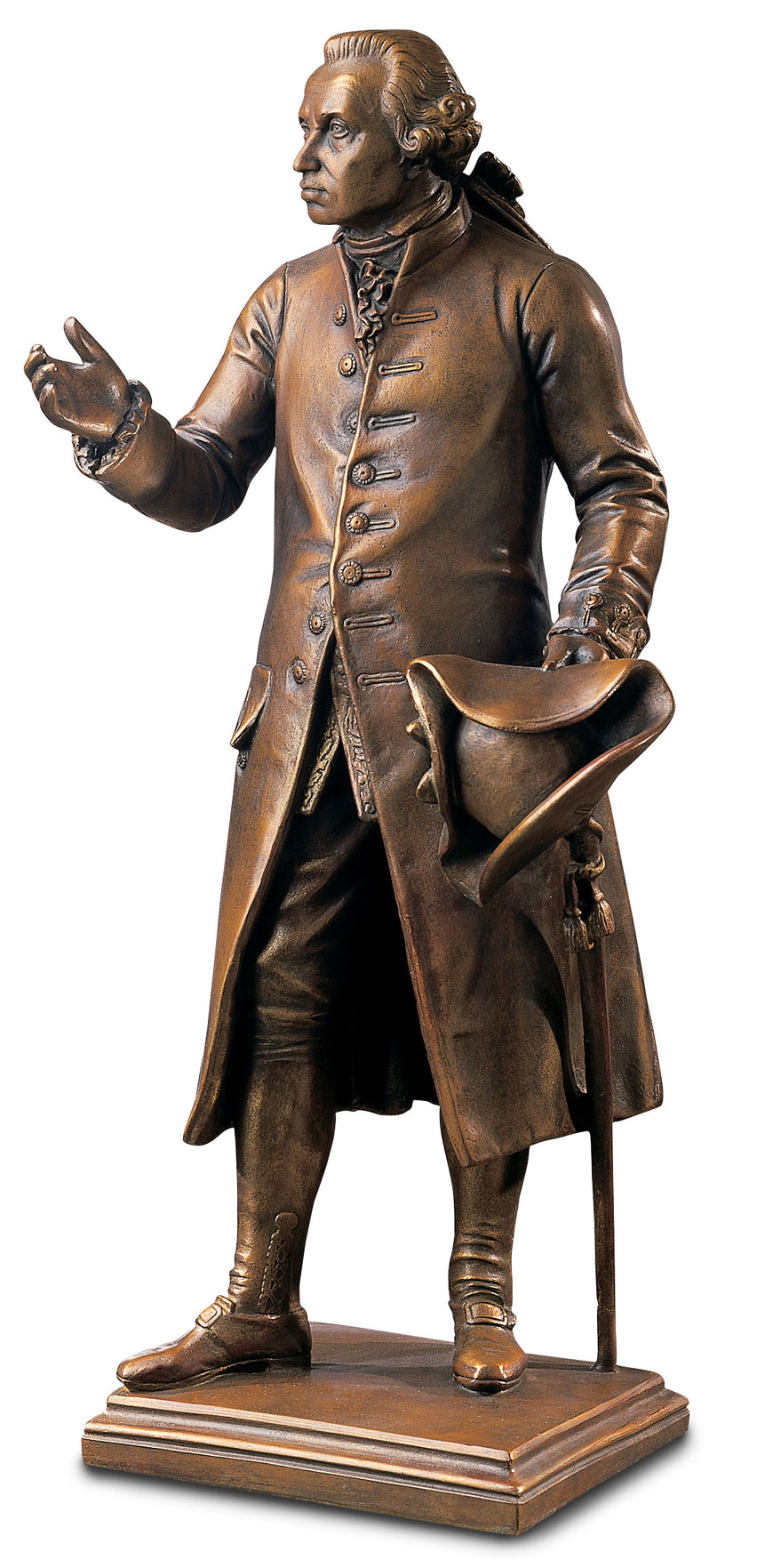 Christian Daniel Rauch: Skulptur 'Immanuel Kant', Version in Kunstbronze