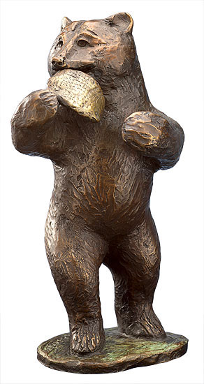 Kurt Arentz: sculptuur 'Honey Bear', brons