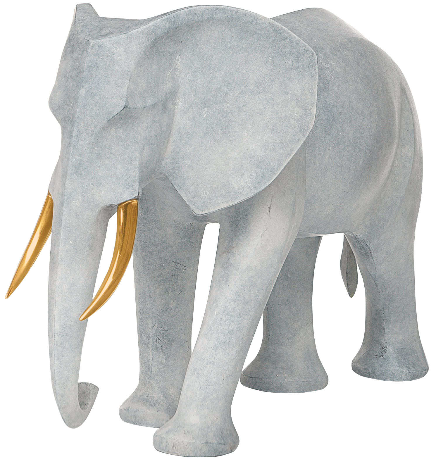 SIME : Sculpture 'Eléphant', version en bronze gris