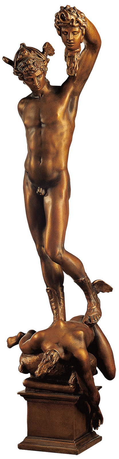 Benvenuto Cellini: Skulptur 'Perseus mit dem Haupt der Medusa', Kunstbronze