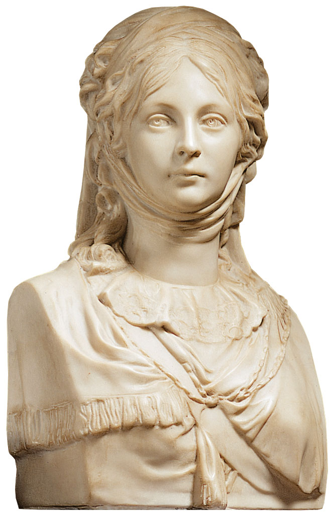 Johann Gottfried Schadow: Büste 'Königin Luise', Kunstguss