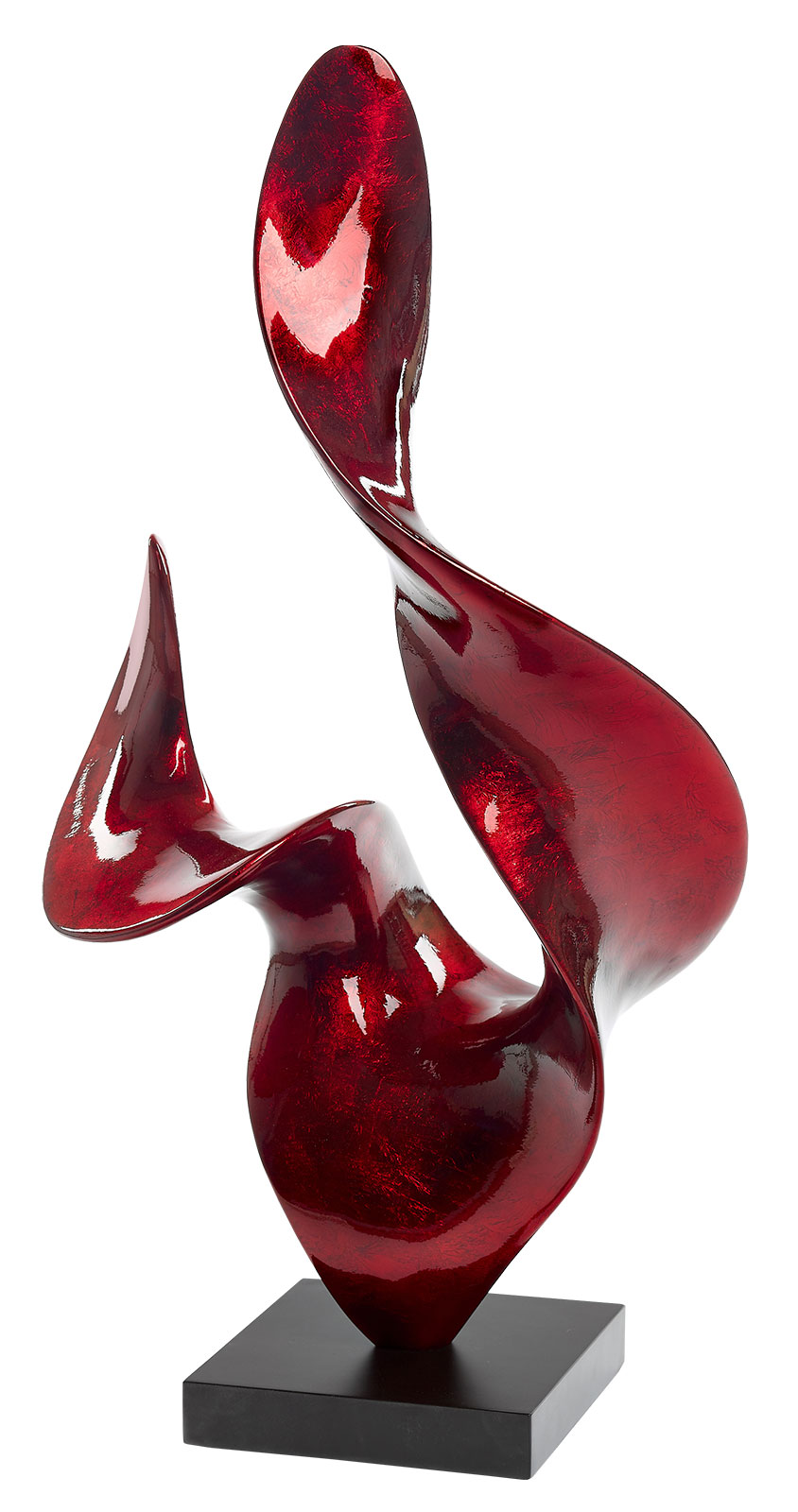 Skulptur 'Firedance' (rote Version), Kunstguss