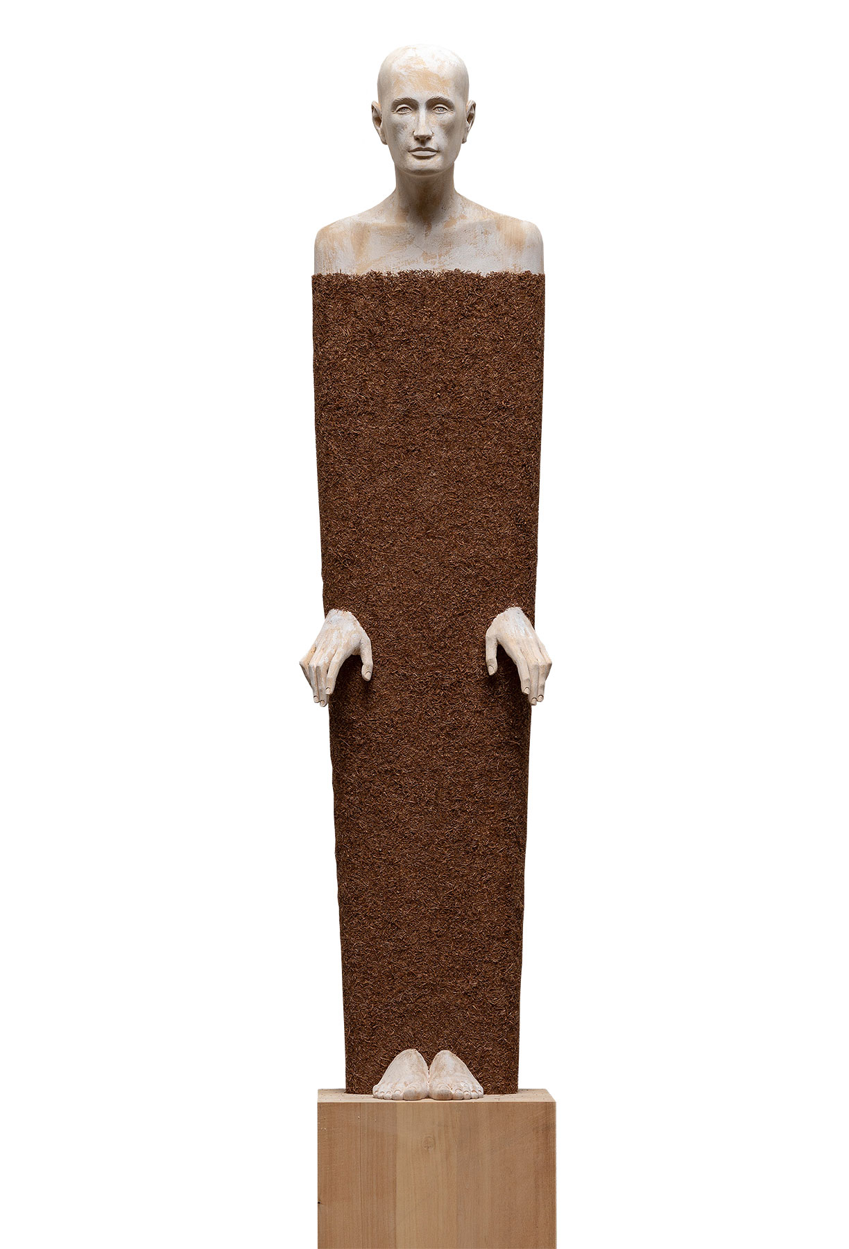 Eric Perathoner: Skulptur 'Travel Outside' (Original / Unikat), Holz