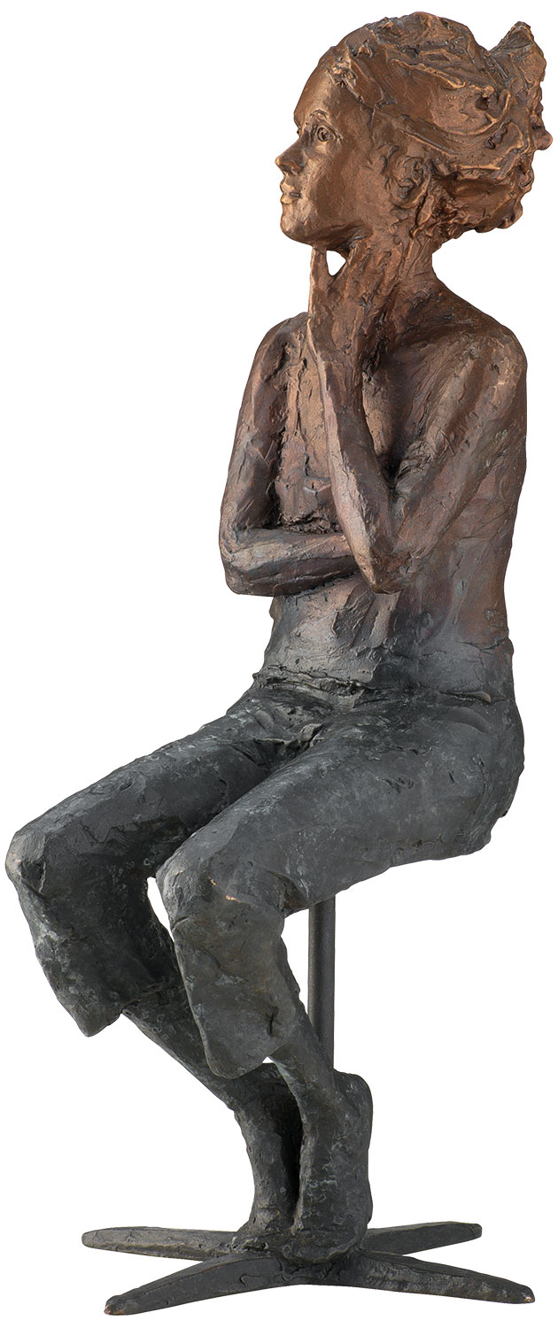 Valerie Otte: Skulptur 'Was wäre wenn', Bronze