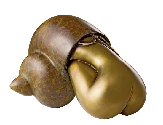 Bruno Bruni: Skulptur 'Solitudine', Bronze