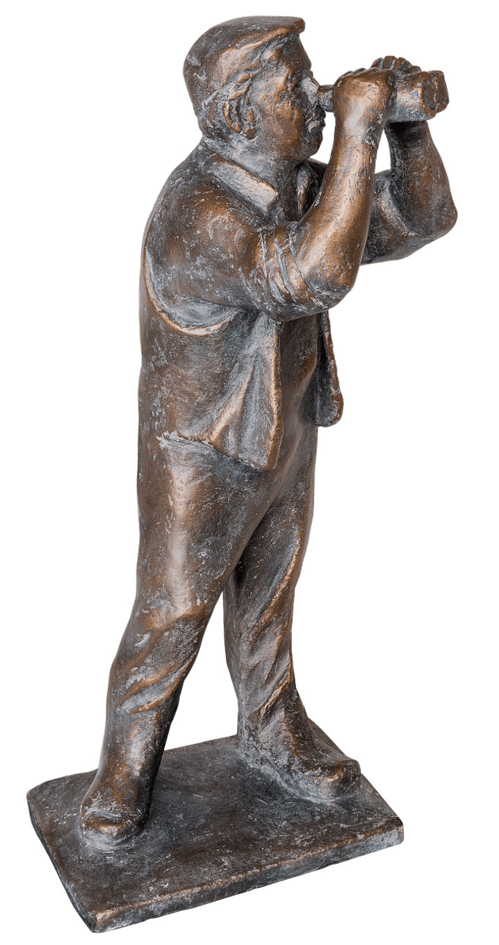 Friedhelm Zilly: sculptuur 'Blik in de toekomst', brons