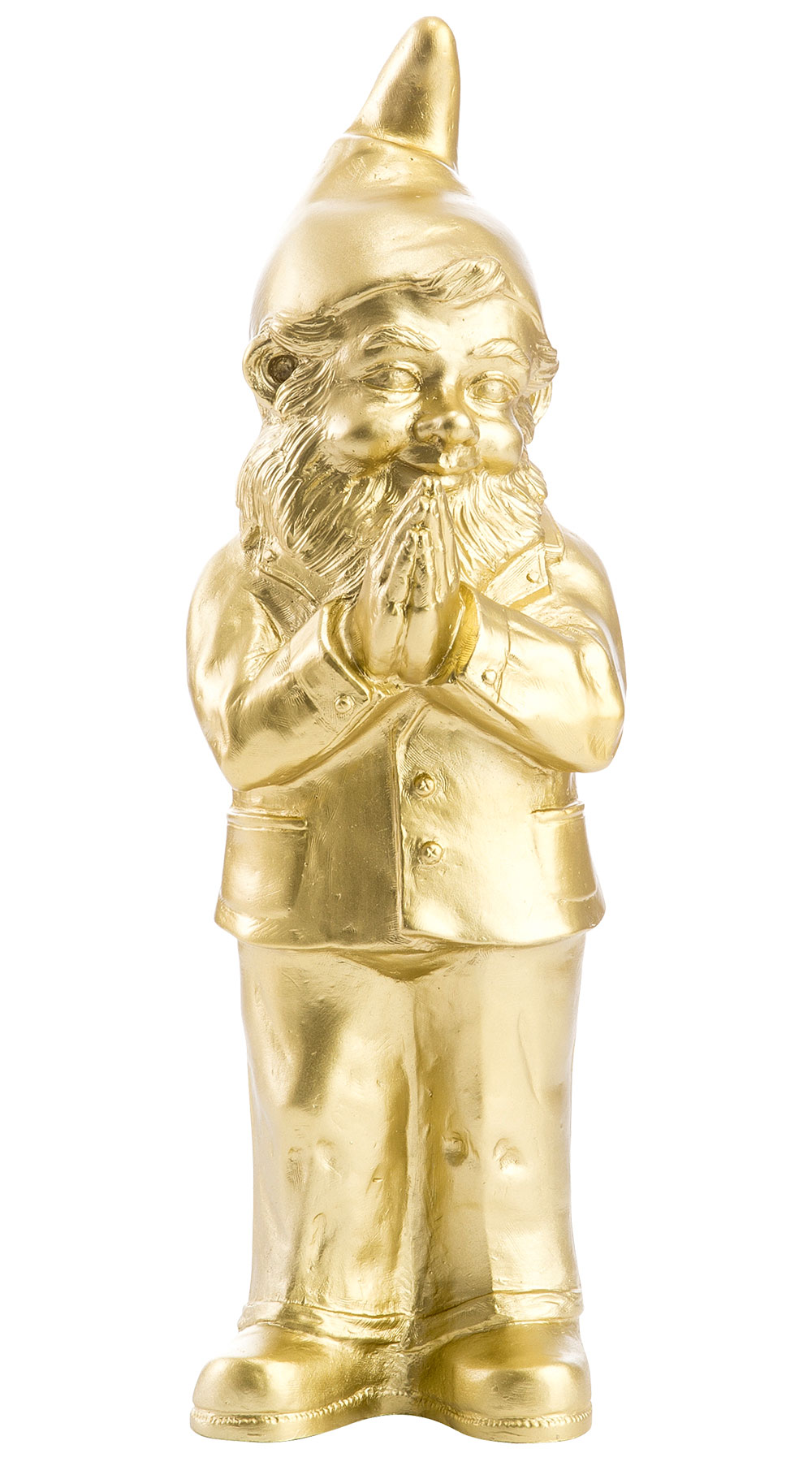 Ottmar Hörl: Skulptur 'Zwerg Ben' (2005), Version goldfarben