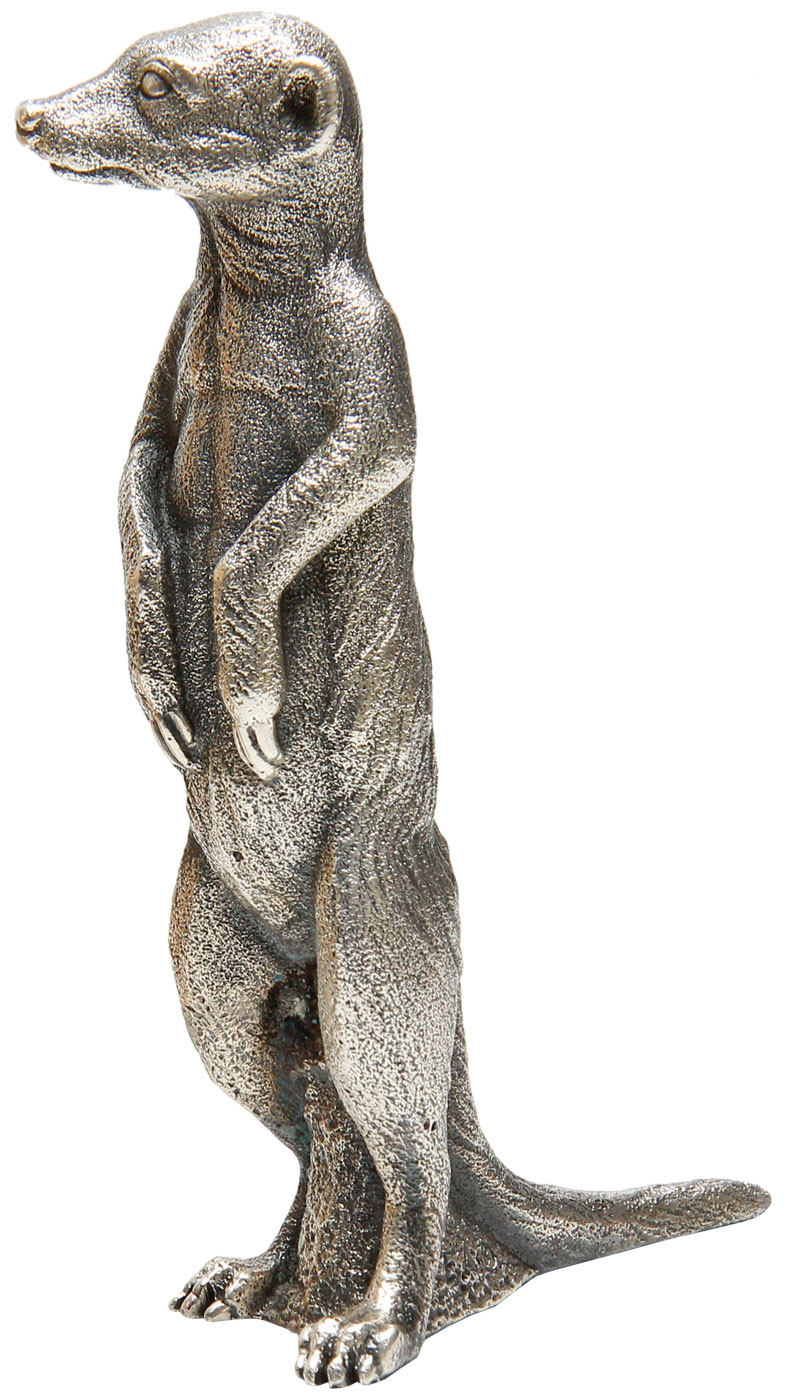 Ottmar Hörl: Skulptur 'Erdmännchen' (2009), Version versilbert