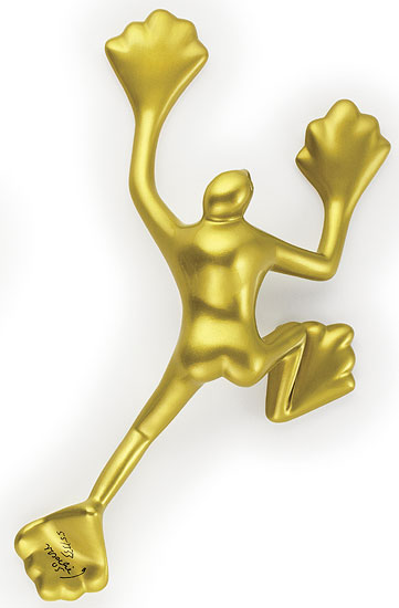 Rosalie: Wandskulptur 'Flossi I Gold'