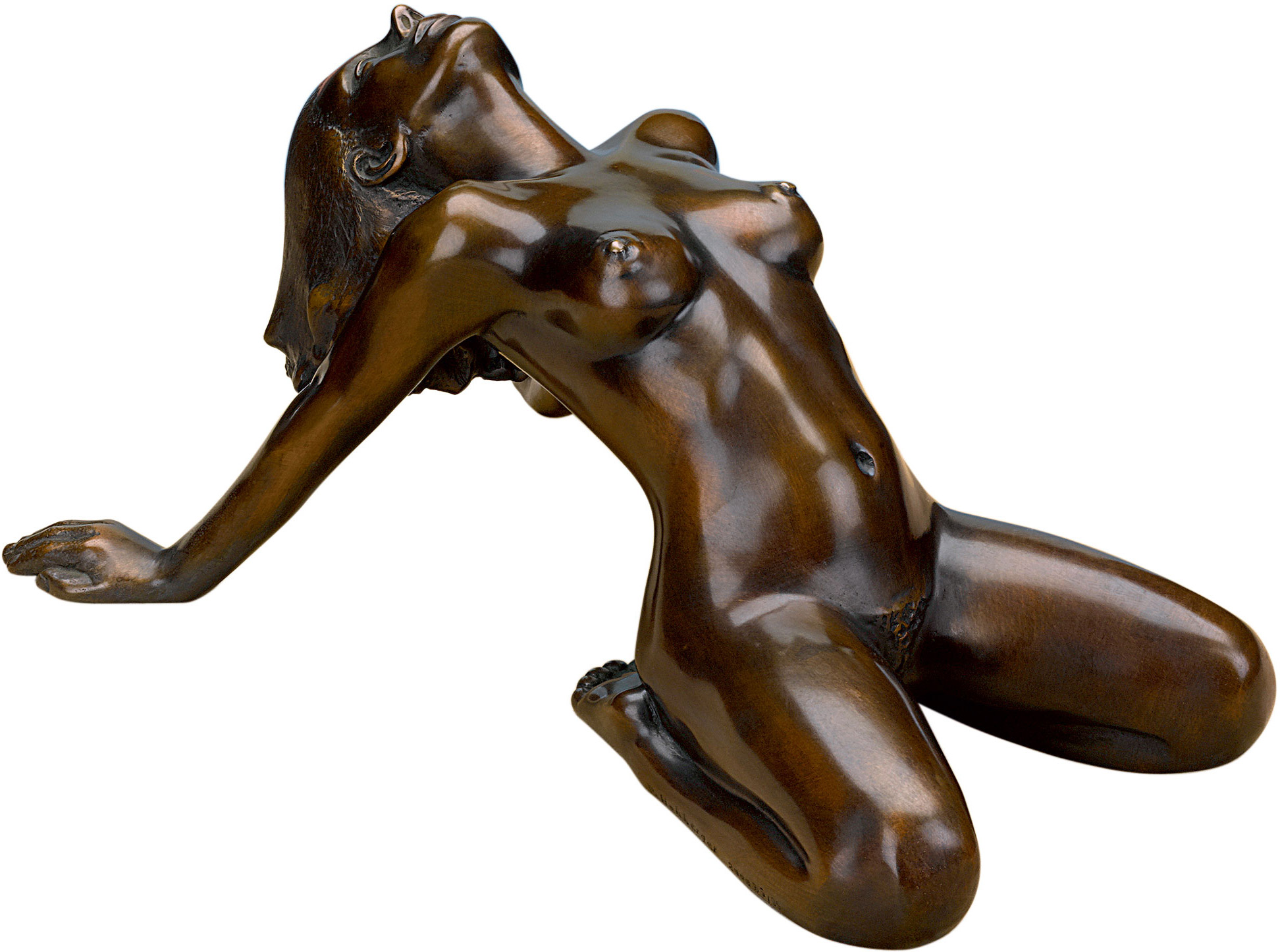 Peter Hohberger: Skulptur 'Aglaia', Version in Bronze