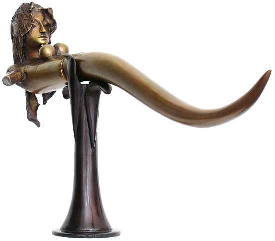 Paul Wunderlich: Skulptur 'La Jeunesse', Bronze
