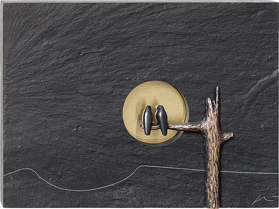 Klaus Börner: Wandobject 'Raven Conversations'
