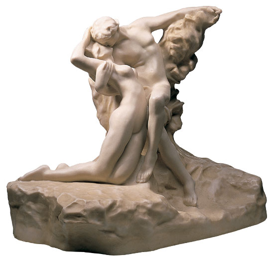 Auguste Rodin: Skulptur 'Der ewige Frühling' (1884), Version in Kunstmarmor