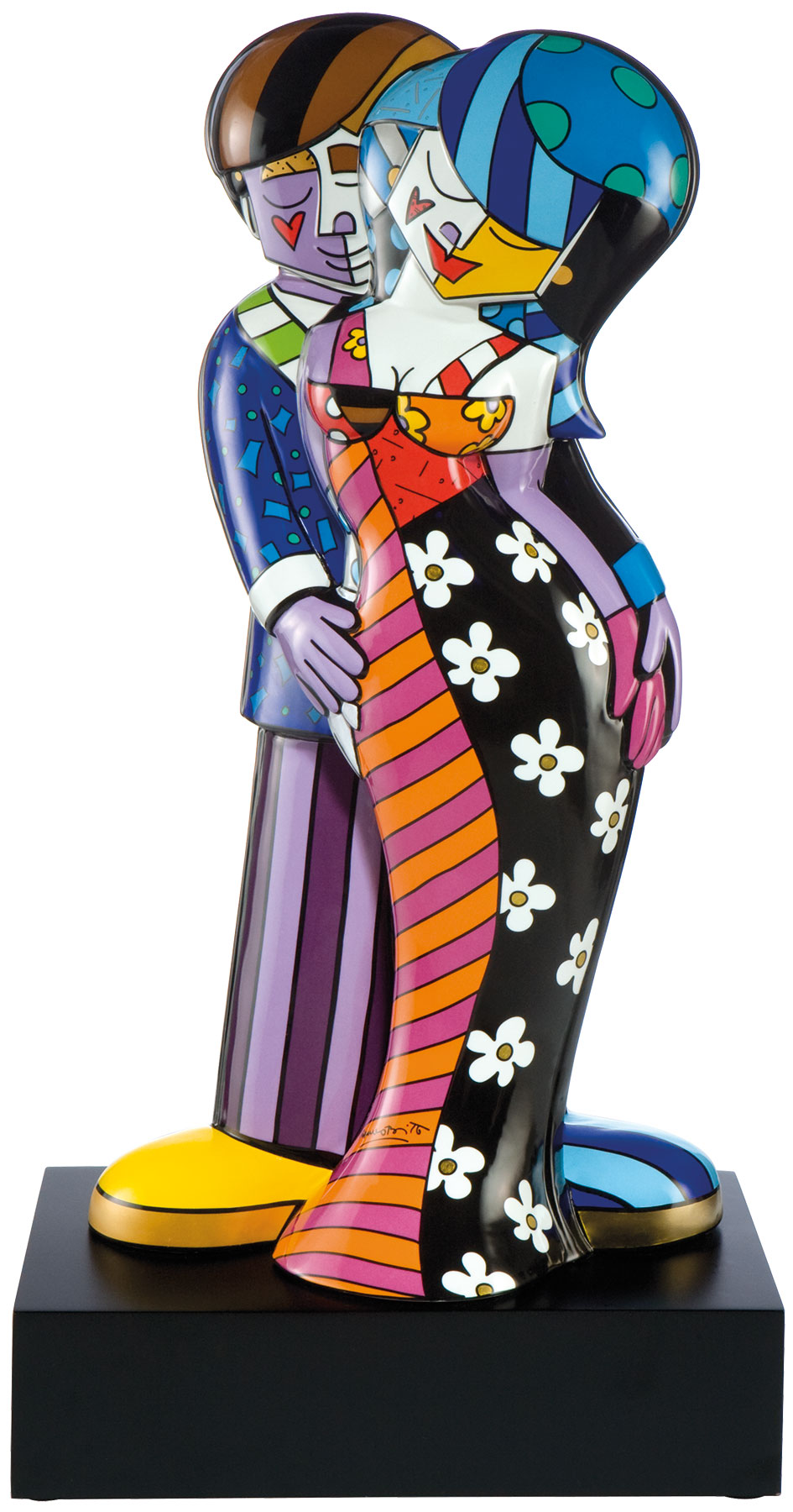 Romero Britto: Porzellanskulptur 'Tonight'