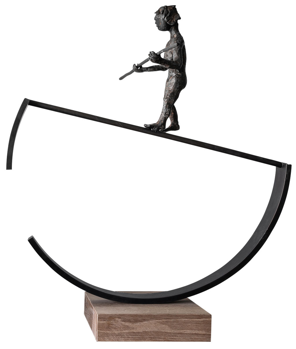 Freddy de Waele: Sculptuur 'Balans', brons