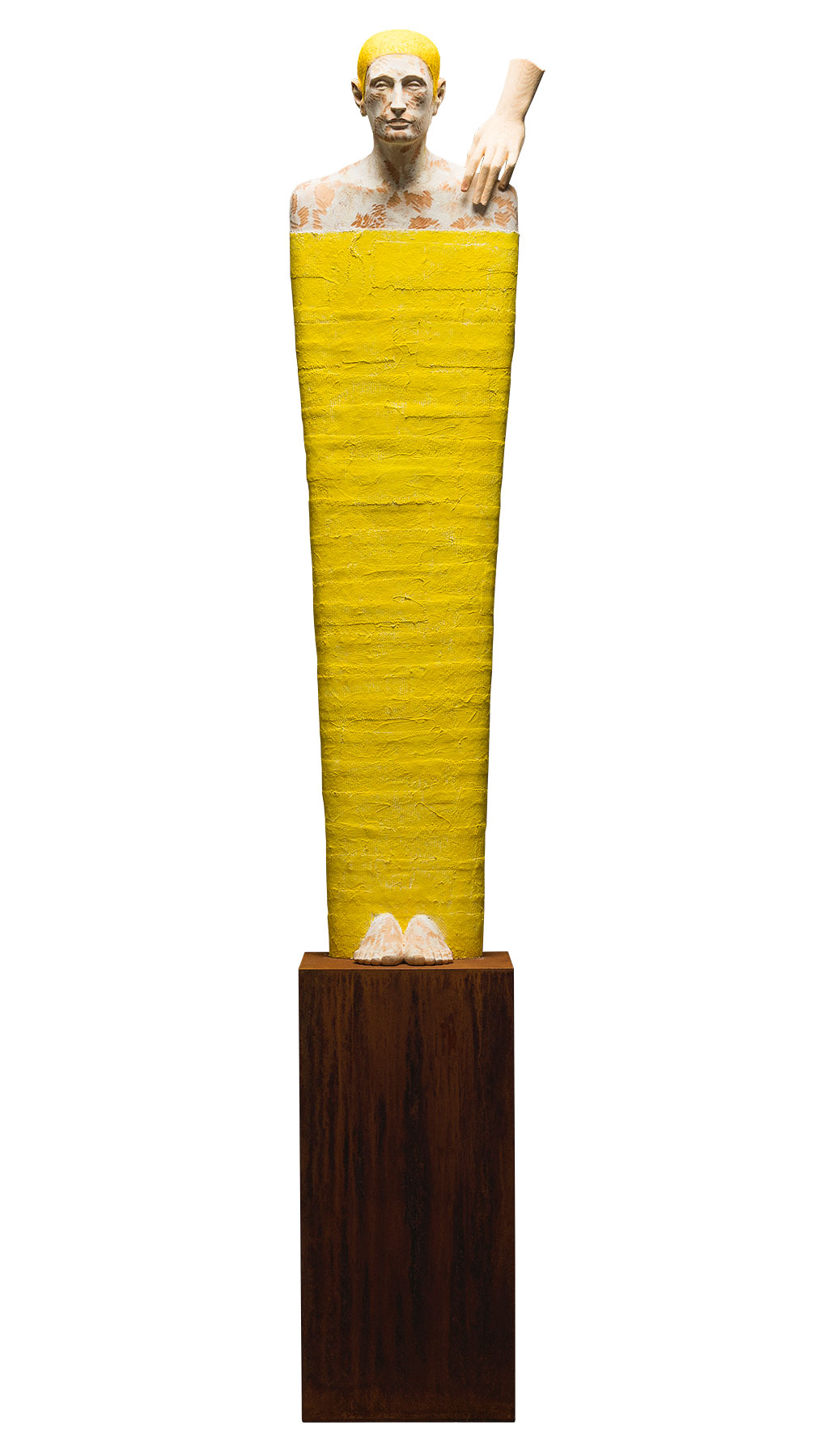 Eric Perathoner: Skulptur 'Resonanz zweier Seelen' (Original / Unikat), Holz