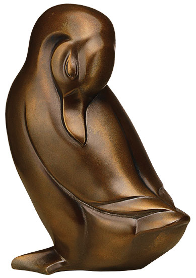 Jagna Weber: sculptuur 'Eend', versie in artistiek brons