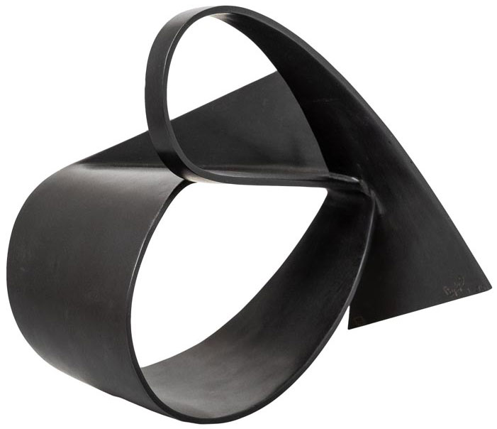 Vera Borghgraef: Skulptur 'Swirl', Bronze