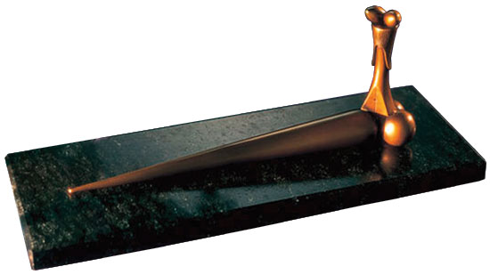 Paul Wunderlich: Skulptur 'Odaliske', Bronze