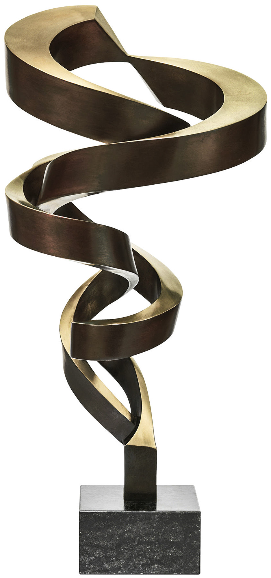 Volkmar Haase: Skulptur 'zirkulär - kreisend' (2004), Bronze