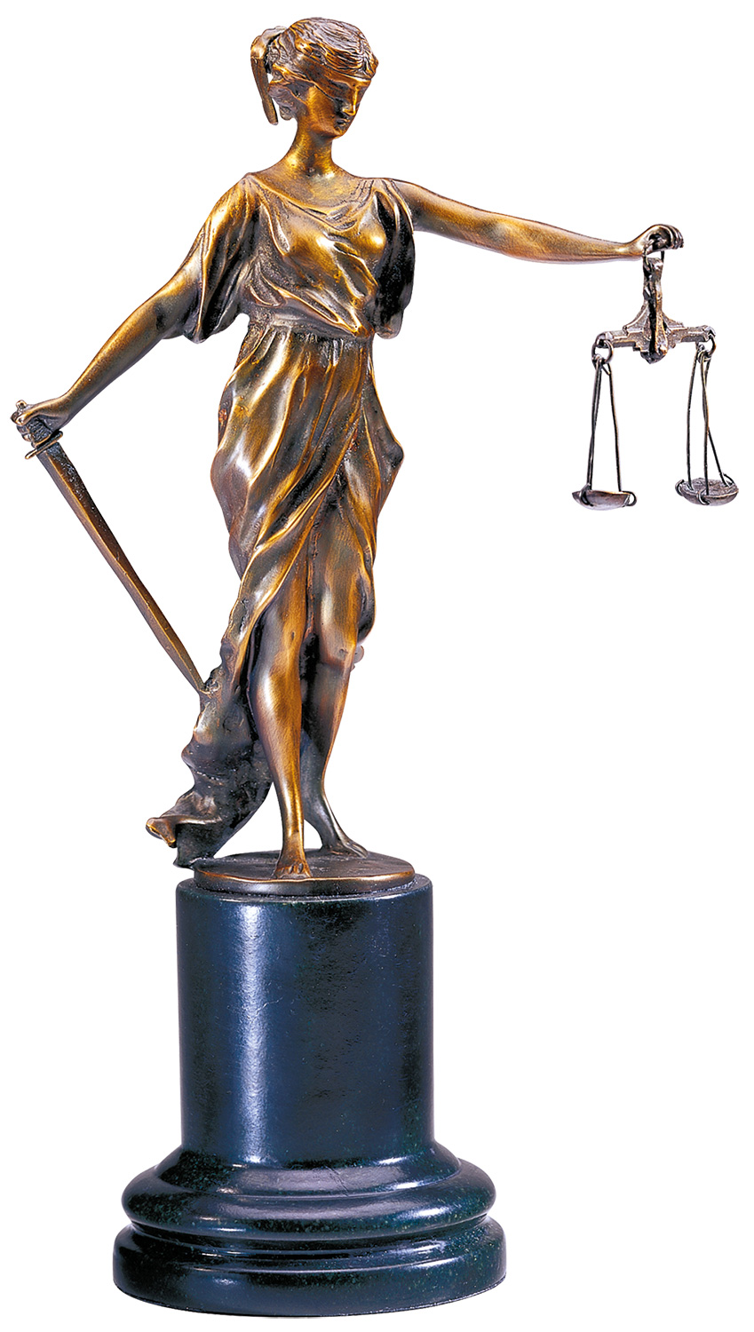 Sculpture 'Petite Justitia