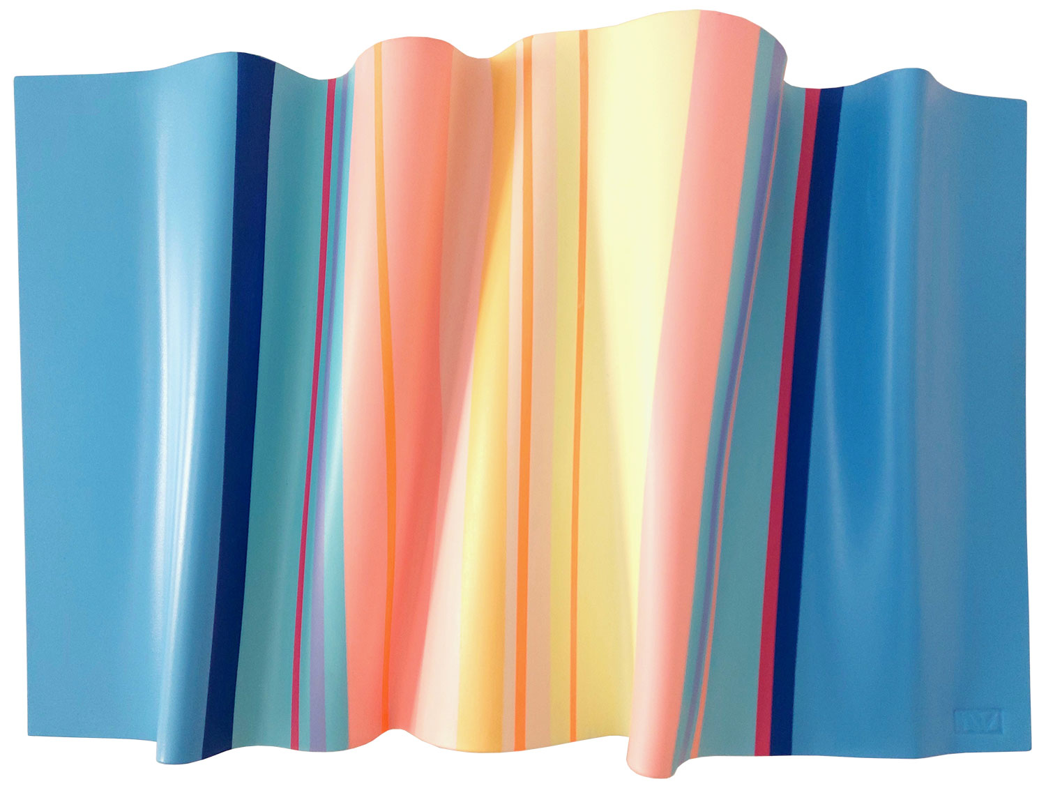 Kuno Vollet: Wandsculptuur 'Folding 11' (2023) (Origineel / Uniek)