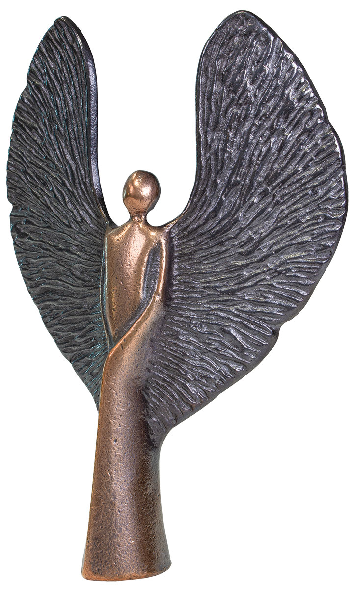 Kerstin Stark: Sculptuur 'Engel', brons
