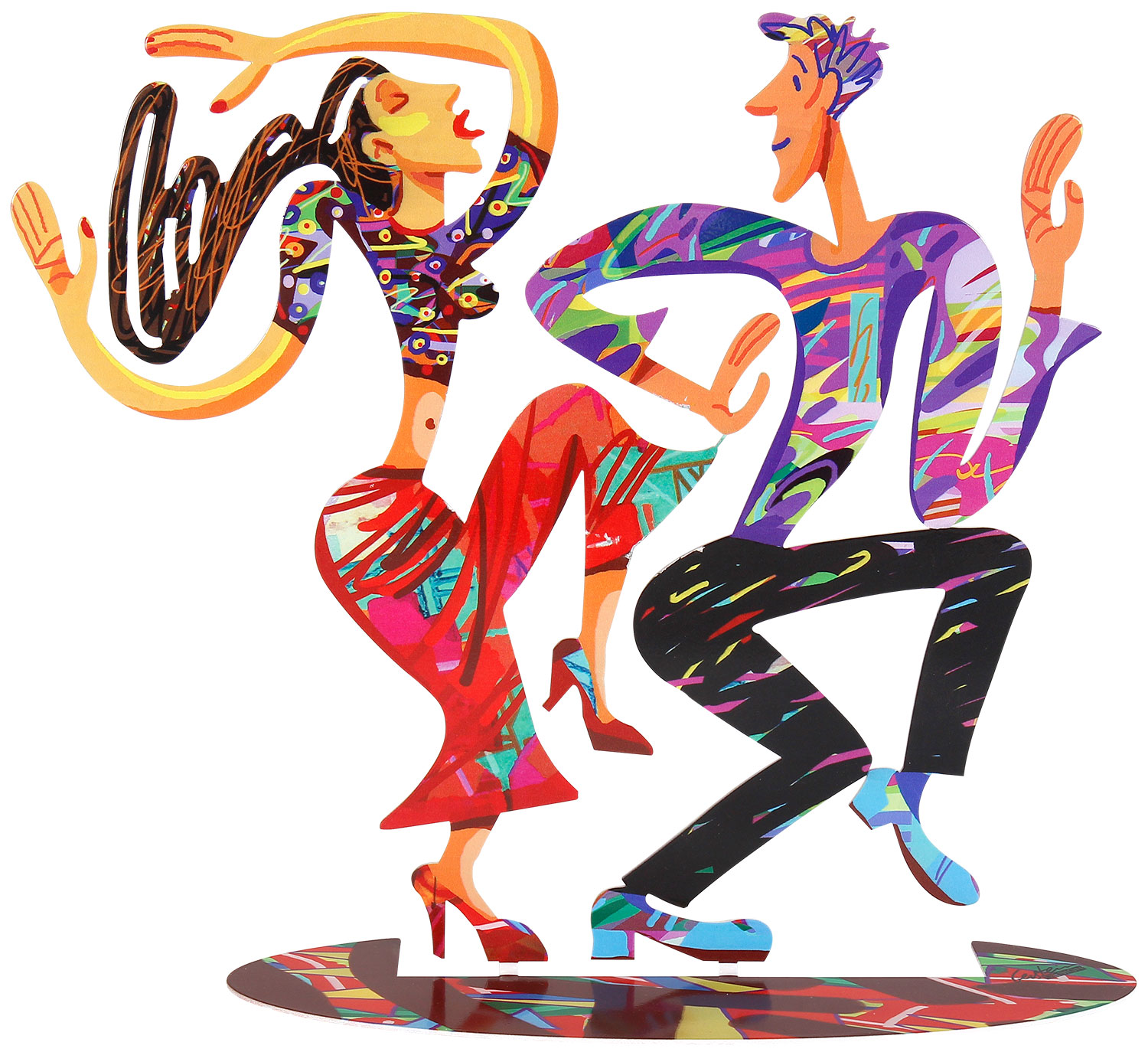 David Gerstein: Doppelseitige Standskulptur 'Dancers'
