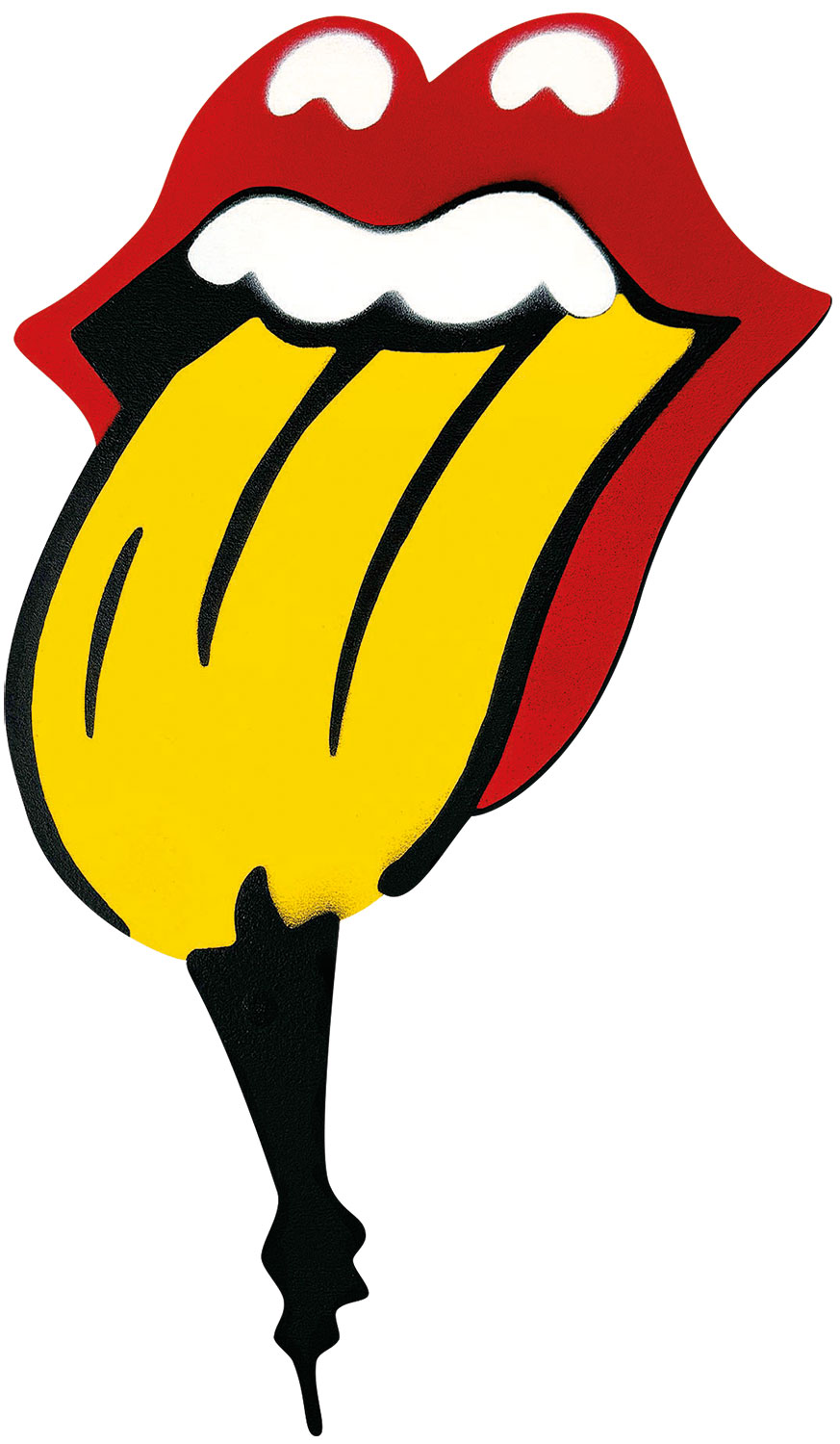 Thomas Baumgärtel: Wandobjekt 'Cut Out Rolling Stones Banane'
