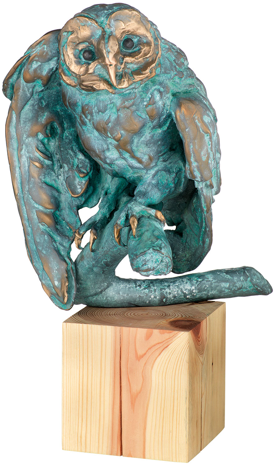 Kristin Kolb: sculptuur 'Uil', brons
