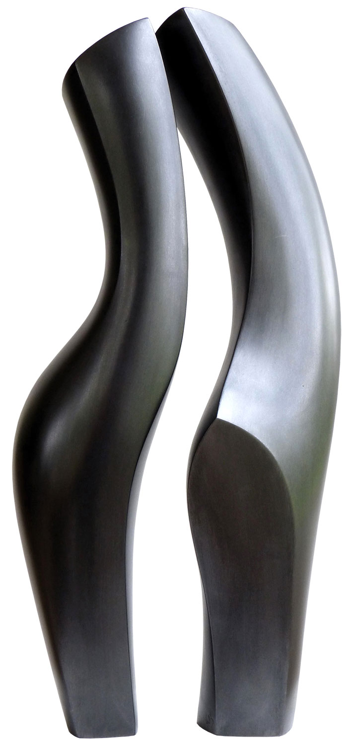 Wiebke Bader: 2-teilige Skulptur 'Die Liebenden' (2024)