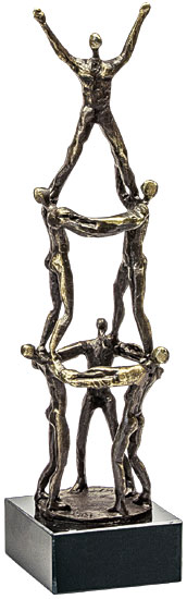 Gerard: Skulptur 'Gemeinsam zum Erfolg'