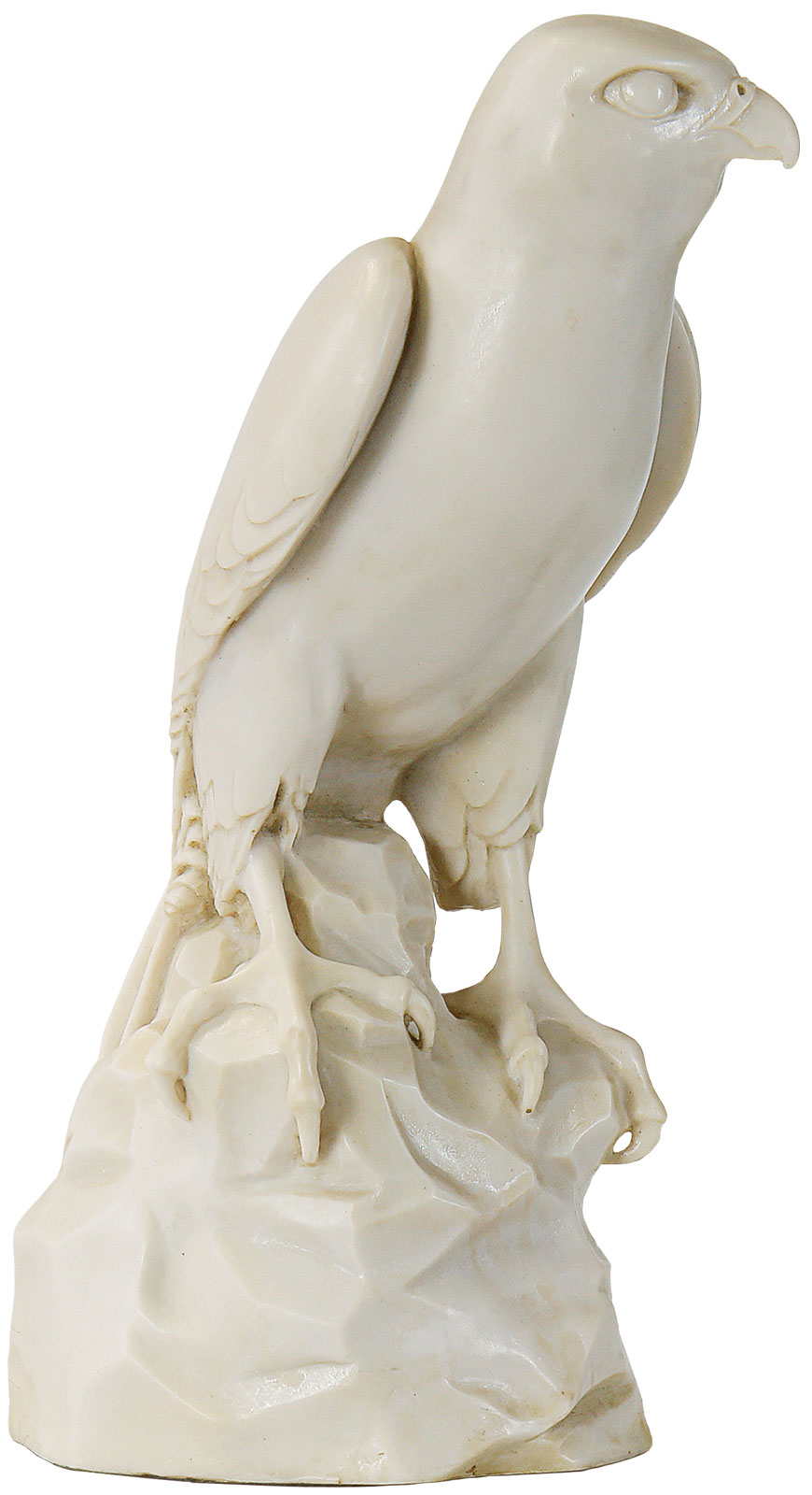 Thomas Schöne: Skulptur 'Falke', Version in Kunstmarmor