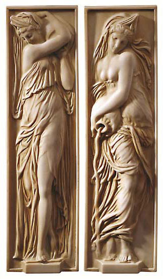 Jean Goujon: Reliefs 'Wasserträgerinnen'