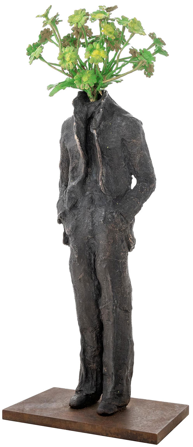 Raffaella Benetti: Skulptur 'Herbarium I - Flower', Bronze