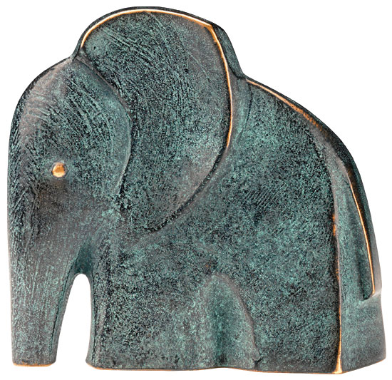 Raimund Schmelter: Skulptur 'Elefant', Bronze