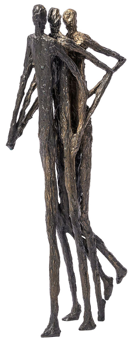 Ann Vrielinck: Skulptur 'To Sprint', Bronze
