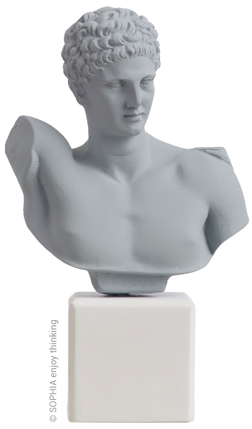 SOPHIA enjoy thinking: Büste 'Hermes light grey'