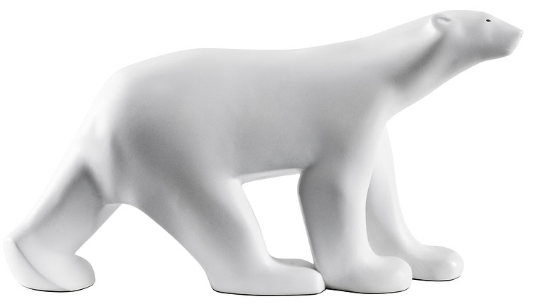 François Pompon : sculpture 'Petit ours polaire' (1923-1933), version en marbre artificiel