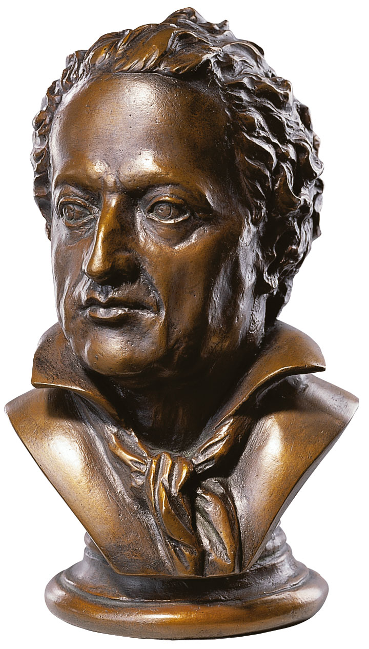 Goethe-Büste, Version in Kunstbronze