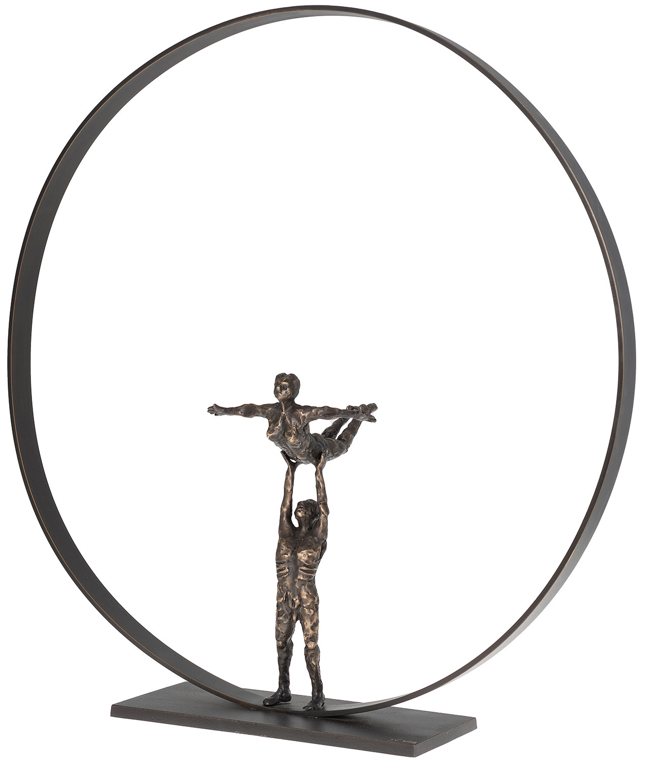 Jacques Vanroose: Sculptuur 'Partnering', brons