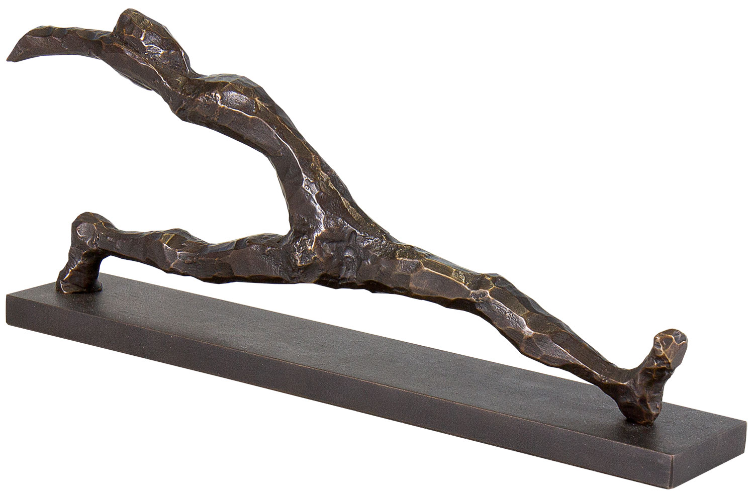 Alexander Heil: Skulptur 'Großer Schritt' (2014), Bronze