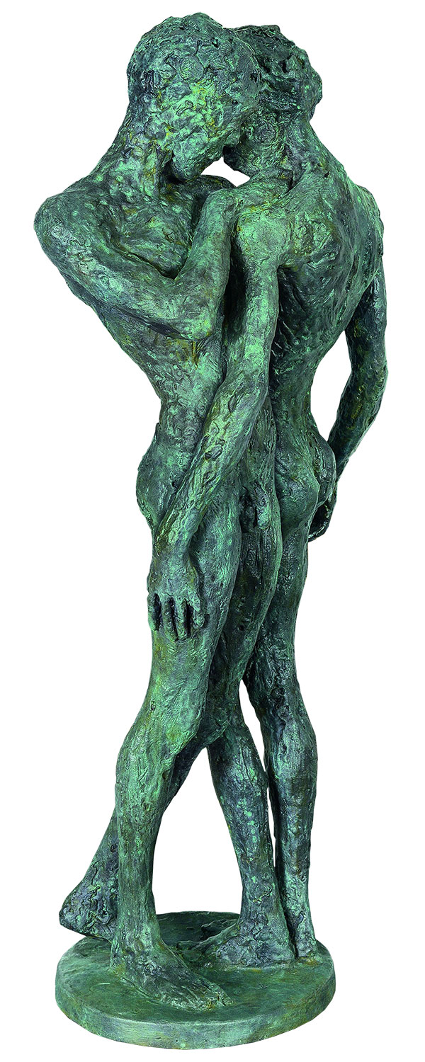 Gudrun Steen-Andersen: sculptuur 'In het begin', brons