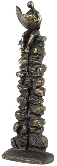 Gerard: Sculptuur 'Krantenlezer