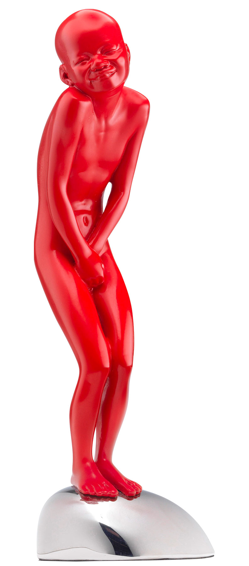 Chen Wenling: Skulptur 'Shy boy' (2013), Bronze
