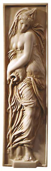 Jean Goujon: Relief 'Wasserträgerin (gießend)'
