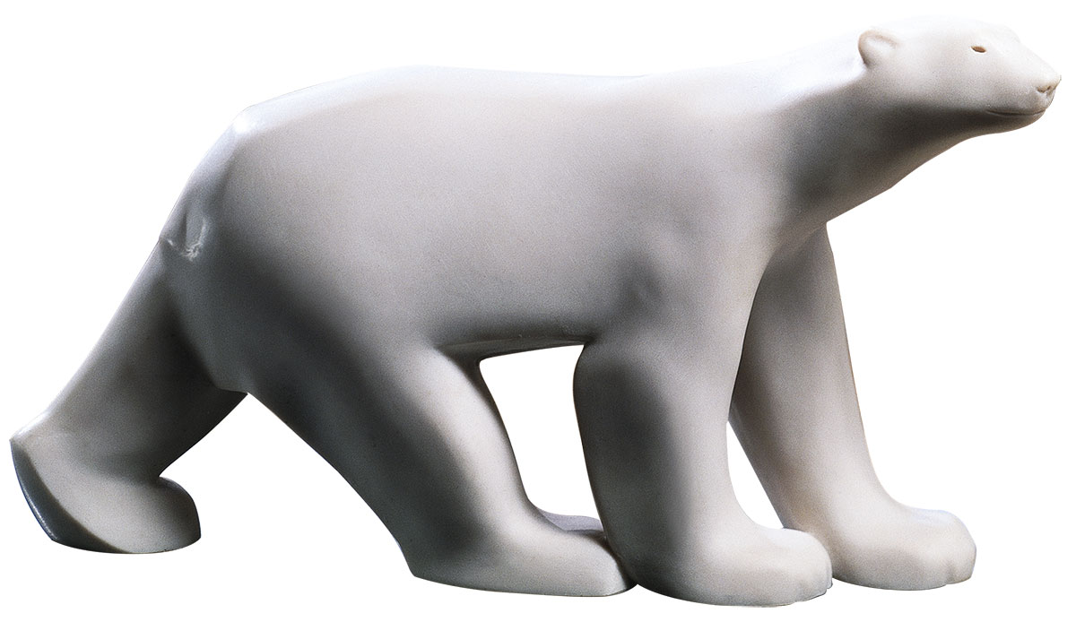 François Pompon : sculpture 'Grand ours polaire', version en marbre artificiel