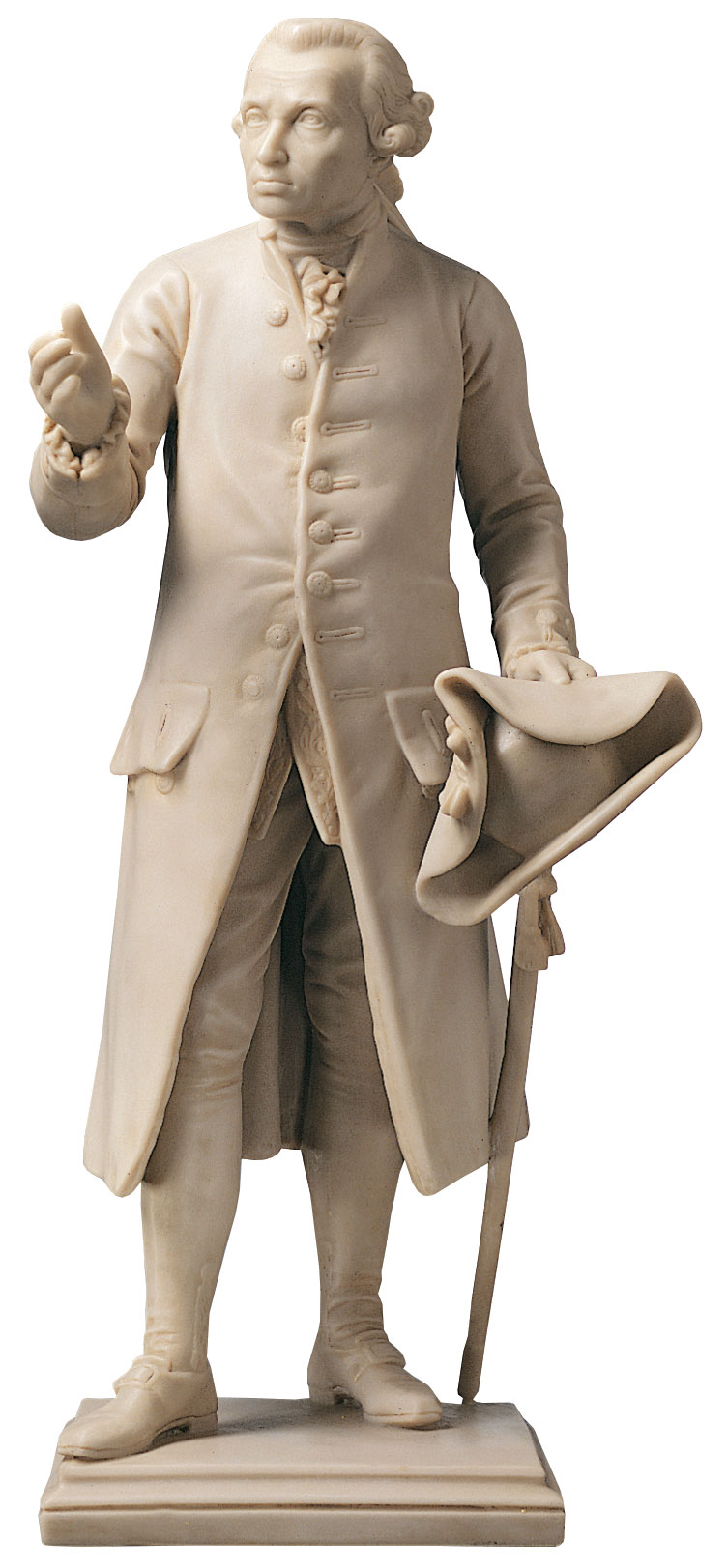 Christian Daniel Rauch: Skulptur 'Immanuel Kant', Version in Kunstmarmor
